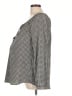 Motherhood 100% Polyester Gray 3/4 Sleeve Blouse Size Lg Maternity - photo 5