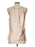Tiana B. 100% Polyester Tan Sleeveless Blouse Size L - photo 2
