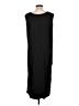 Blair Solid Black Casual Dress Size L - photo 2