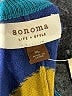 SONOMA life + style 100% Cotton Color Block Blue Pullover Sweater Size XL - photo 7