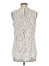 Rose + Olive Ivory Sleeveless Blouse Size M - photo 2