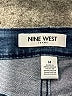 Nine West Chevron-herringbone Blue Jeans Size 14 - photo 7
