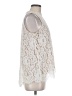 Rose + Olive Ivory Sleeveless Blouse Size M - photo 4