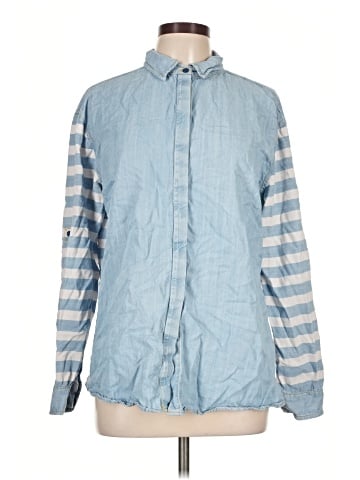 Pashmina Long Sleeve Button-Down Shirt (view 1)