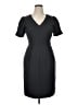 J.Crew 100% Wool Chevron-herringbone Gray Cocktail Dress Size 14 - photo 1