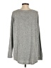 Free Press Metallic Gray Pullover Sweater Size S - photo 2