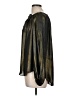 Jennifer Lopez 100% Polyester Metallic Gold Long Sleeve Blouse Size M - photo 5