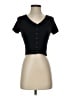 Altar'd State Black Short Sleeve Henley Size S - photo 1