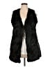 Mossimo Black Faux Fur Vest Size XXL - photo 1