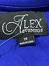 Alex Evenings Blue Jacket Size 14 - photo 8