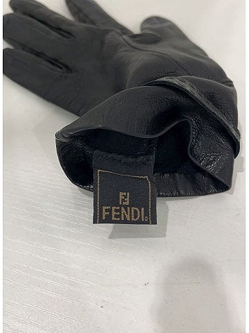 Fendi Vintage Leather Gloves (view 2)