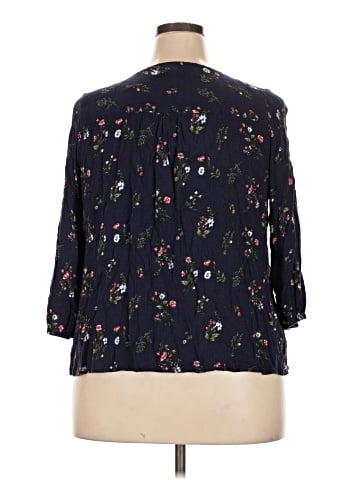 Skies Are Blue 3/4 Sleeve Blouse (view 2)