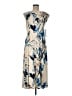 Calvin Klein Print Tan Casual Dress Size 8 - photo 1