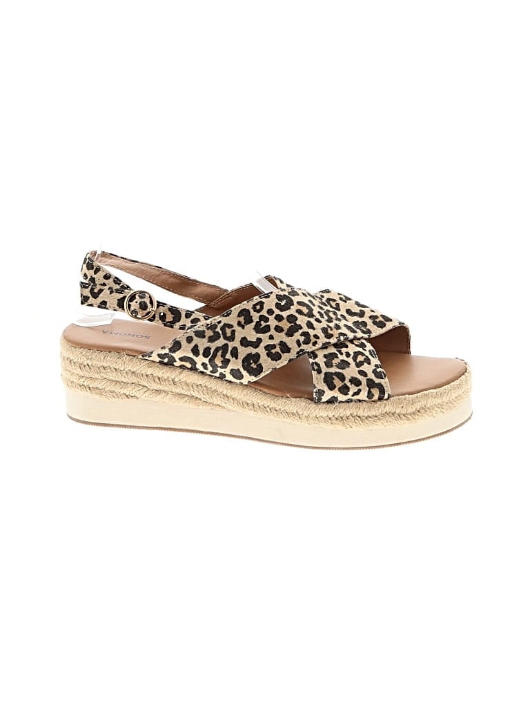 Pre-owned Sonoma Goods For Life Wedges In Tan