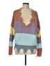Miracle Color Block Purple Pullover Sweater Size Med - Lg - photo 1