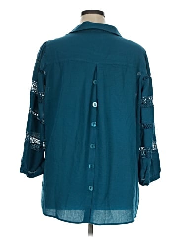 John Mark 3/4 Sleeve Button-Down Shirt (view 2)