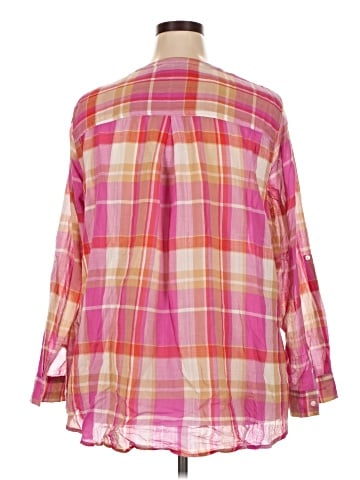 Lane Bryant Long Sleeve Button-Down Shirt (view 2)