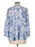 Vineyard Vines 100% Polyester Blue 3/4 Sleeve Blouse Size L - photo 2