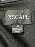 Xscape Solid Black Cocktail Dress Size 4 - photo 7