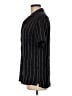 Zara Stripes Black Short Sleeve Button-Down Shirt Size M - photo 5