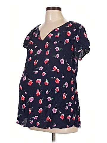 Oh Baby By Motherhood Short Sleeve Blouse (view 1)