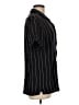 Zara Stripes Black Short Sleeve Button-Down Shirt Size M - photo 4
