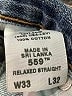 Levi's 100% Cotton Hearts Blue Denim Shorts Size 33 waist - photo 5