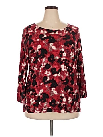 JM Collection 3/4 Sleeve Blouse (view 1)