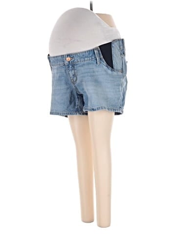 Isabel Maternity Denim Shorts (view 1)