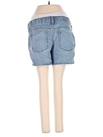 Isabel Maternity Denim Shorts (view 2)