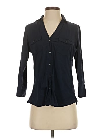 J. McLaughlin 3/4 Sleeve Button-Down Shirt (view 1)