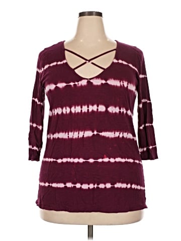 Torrid 3/4 Sleeve T-Shirt (view 1)
