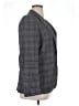 J.Crew Plaid Gray Wool Blazer Size 14 - photo 4