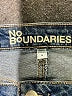 No Boundaries Stars Blue Denim Shorts Size 16 - photo 3