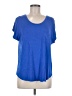 Sigrid Olsen Blue Short Sleeve T-Shirt Size M - photo 1