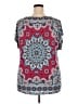 Westport Red Short Sleeve Blouse Size 2X - photo 2