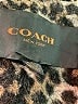 Coach Animal Print Black Coat Size M - photo 6
