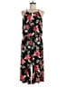 Wisp Tropical Black Jumpsuit Size 10 - photo 1
