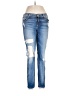 7 For All Mankind Hearts Blue Jeans Size 27 waist - photo 1