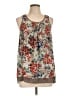 Daniel Rainn 100% Polyester Tan Sleeveless Blouse Size L - photo 1