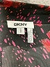 DKNY Floral Black Long Sleeve Blouse Size M - photo 7
