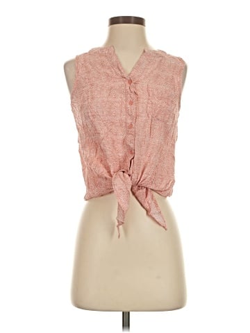 Ava Christine Sleeveless Button-Down Shirt (view 1)