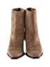 Zara 100% Leather Tan Brown Ankle Boots Size EU 37 - photo 2