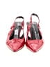Glamorous Color Block Red Heels Size 5 - photo 2