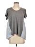 Deletta Gray Short Sleeve Top Size S - photo 1