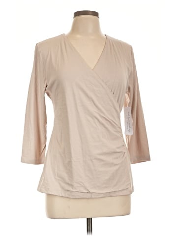 Soft Surroundings 3/4 Sleeve Top (view 1)