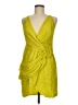 ASOS 100% Polyester Yellow Cocktail Dress Size 6 - photo 1