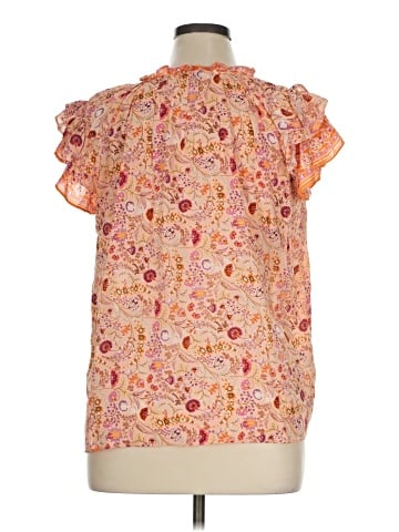 Rose + Olive Short Sleeve Blouse (view 2)