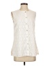 St. John 100% Polyester Ivory Sleeveless Blouse Size S - photo 1