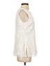 St. John 100% Polyester Ivory Sleeveless Blouse Size S - photo 4
